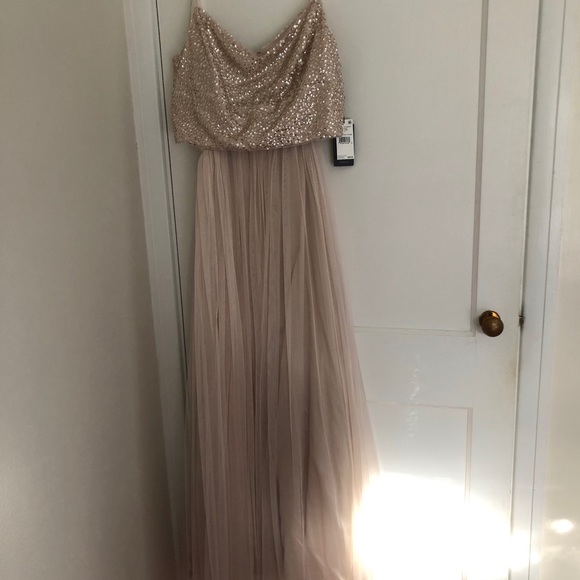 Sequin dress-set w/ tulle skirt-pm gown, prom etc. - Picture 6 of 15